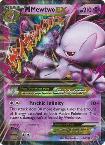 Pokemon Single Card -  Break Through 064/162 Mega Mewtwo EX Pack Fresh