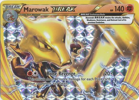 Pokemon Single Card -  Break Through 079/162 Marowak Break Pack Fresh