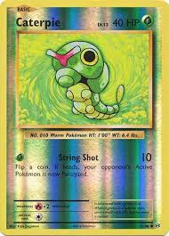 Pokemon Single Card - Evolutions 003/108 Caterpie Reverse Holo Common Pack Fresh