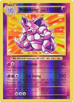Pokemon Single Card - Evolutions 045/108 Nidoking Reverse Holo Rare Pack Fresh