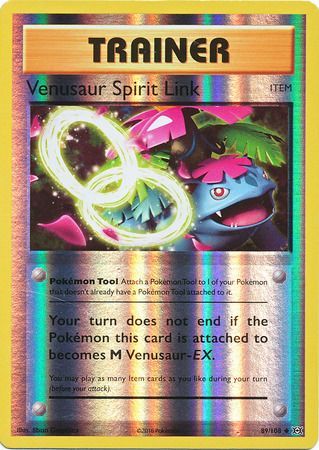 Pokemon Single Card - Evolutions 089/108 Venusaur Spirit Link Reverse Holo Uncommon Pack Fresh