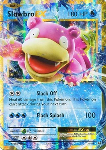 Pokemon Single Card - Evolutions 026/108 Slowbro EX Pack Fresh