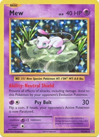 Pokemon Single Card - Evolutions 053/108 Mew Holo Pack Fresh