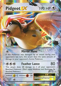 Pokemon Single Card - Evolutions 064/108 Pidgeot EX Pack Fresh