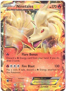 Pokemon Single Card - Generations 13/83 Ninetales EX Near Mint