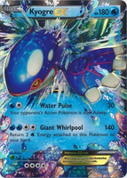 Pokemon Single Card - Primal Clash 054/160 Kyogre EX Pack Fresh
