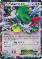 Pokemon Single Card - Roaring Skies 77/108 Shaymin EX Pack Fresh