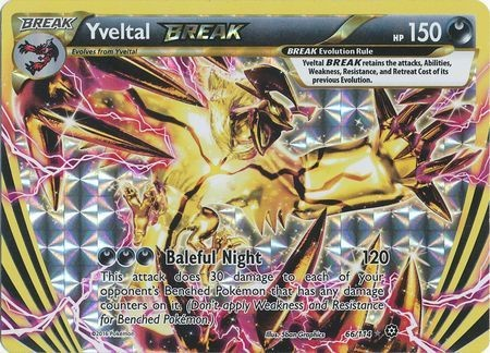 Pokemon Single Card - Steam Siege 66/114 Yveltal Break Pack Fresh