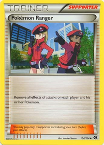 Pokemon Single Card - Steam Siege Pokemon Ranger Uncommon Pack Fresh