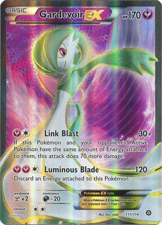 Pokemon Single Card - Steam Siege 111/114 Gardevoir EX Ultra Rare Full Art Near Mint