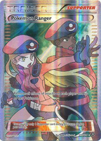Pokemon Single Card - Steam Siege 113/114 Pokemon Ranger Ultra Rare Full Art Pack Fresh
