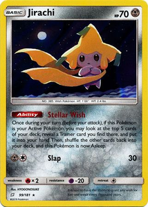 Pokemon Single Card - Team Up 9/181 Jirachi Holo Pack Fresh