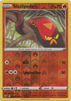 Pokemon Single Card - Sword & Shield 037/202 Sizzlipede Reverse Holo Common Pack Fresh