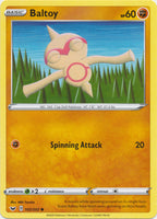 Pokemon Single Card - Sword & Shield 102/202 Baltoy Common Pack Fresh