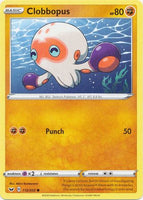 Pokemon Single Card - Sword & Shield 112/202 Clobbopus Common Pack Fresh