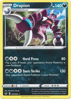 Pokemon Single Card - Sword & Shield 122/202 Drapion Rare Pack Fresh