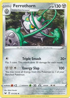 Pokemon Single Card - Sword & Shield 131/202 Ferrothorn Uncommon Pack Fresh