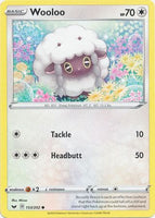 Pokemon Single Card - Sword & Shield 153/202 Wooloo Common Pack Fresh
