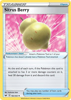 Pokemon Single Card - Sword & Shield 182/202 Sitrus Berry Uncommon Pack Fresh