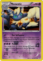 Pokemon Single Card - Generations Radiant Collection RC15/RC32 Meowstic Holo Uncommon Near Mint