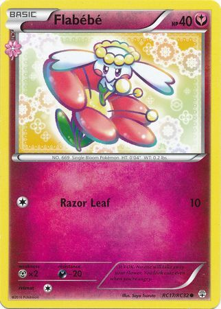 Pokemon Single Card - Generations Radiant Collection RC17/RC32 Flabebe Common Near Mint