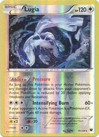 Pokemon Single Card - Fates Collide 078/124 Lugia Reverse Holo Rare Near Mint