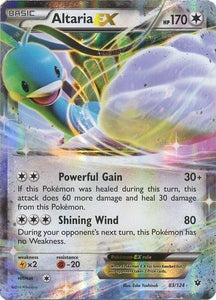 Pokemon Single Card - Fates Collide 083/124 Altaria EX Near Mint