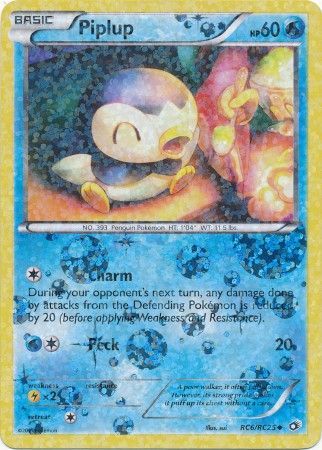Pokemon Single Card - Legendary Treasures Radiant Collection RC06/RC25 Piplup Uncommon Near Mint