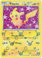 Pokemon Single Card - Legendary Treasures Radiant Collection RC07/RC25 Pikachu Uncommon Near Mint