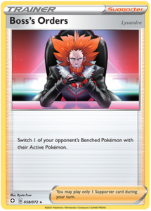 Pokemon Single Card - Shining Fates 058/072 Boss’s Orders Rare Pack Fresh