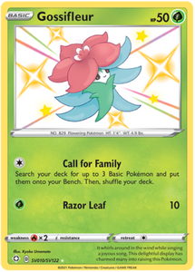 Pokemon Single Card - Shining Fates SV010/SV122 Gossifleur Pack Fresh