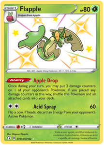 Pokemon Single Card - Shining Fates SV013/SV122 Flapple Pack Fresh