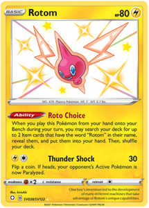 Pokemon Single Card - Shining Fates SV038/SV122 Rotom Pack Fresh