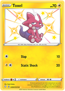 Pokemon Single Card - Shining Fates SV041/SV122 Toxel Pack Fresh