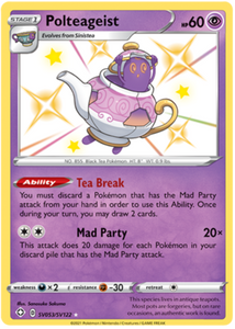 Pokemon Single Card - Shining Fates SV053/SV122 Polteageist Pack Fresh