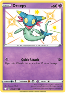 Pokemon Single Card - Shining Fates SV060/SV122 Dreepy Pack Fresh