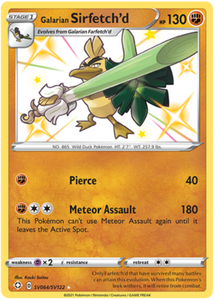 Pokemon Single Card - Shining Fates SV064/SV122 Galarian Sirfetch’d Pack Fresh