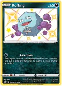 Pokemon Single Card - Shining Fates SV076/SV122 Koffing Pack Fresh