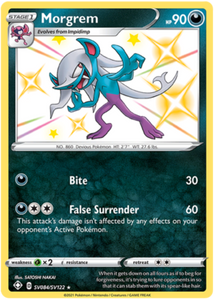 Pokemon Single Card - Shining Fates SV084/SV122 Morgrem Pack Fresh