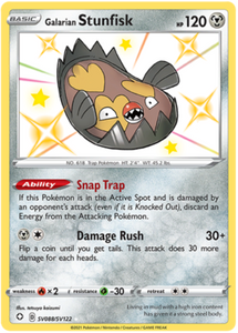 Pokemon Single Card - Shining Fates SV088/SV122 Galarian Stunfisk Pack Fresh