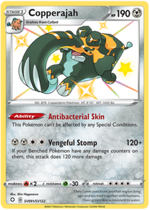 Pokemon Single Card - Shining Fates SV091/SV122 Copperajah Pack Fresh