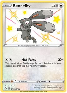 Pokemon Single Card - Shining Fates SV097/SV122 Bunnelby Pack Fresh