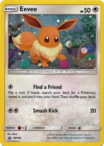 Pokemon Single Card - Sun & Moon Promo SM184 Eevee Holo Mint Condition