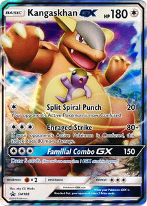 Pokemon Single Card - Sun & Moon Promo SM188 Kangaskhan GX Mint Condition