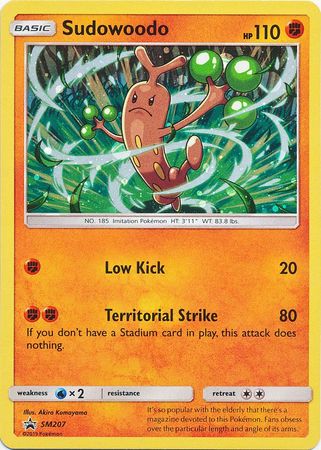 Pokemon Single Card - Sun & Moon Promo SM207 Sudowoodo Holo Mint Condition