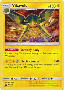 Pokemon Single Card - Sun & Moon Promo SM208 volt Holo Mint Condition