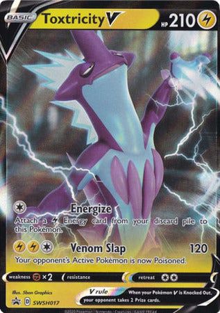 Pokemon Jumbo Promo Card - SWSH017 Toxtricity V Mint Condition