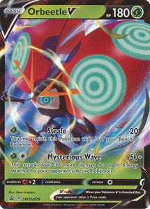 Pokemon Jumbo Promo Card - SWSH078 Orbeetle V Mint Condition