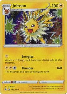 Pokemon Single Card - Sword & Shield Promo SWSH094 Jolteon Holo Mint Condition