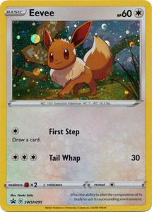 Pokemon Single Card - Sword & Shield Promo SWSH095 Eevee Holo Mint Condition